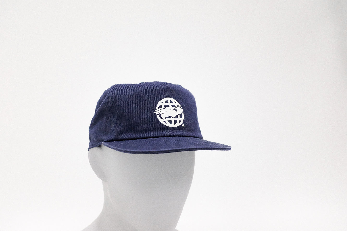 Heritage 5 Panel Cap | Midnight Blue & Ivory