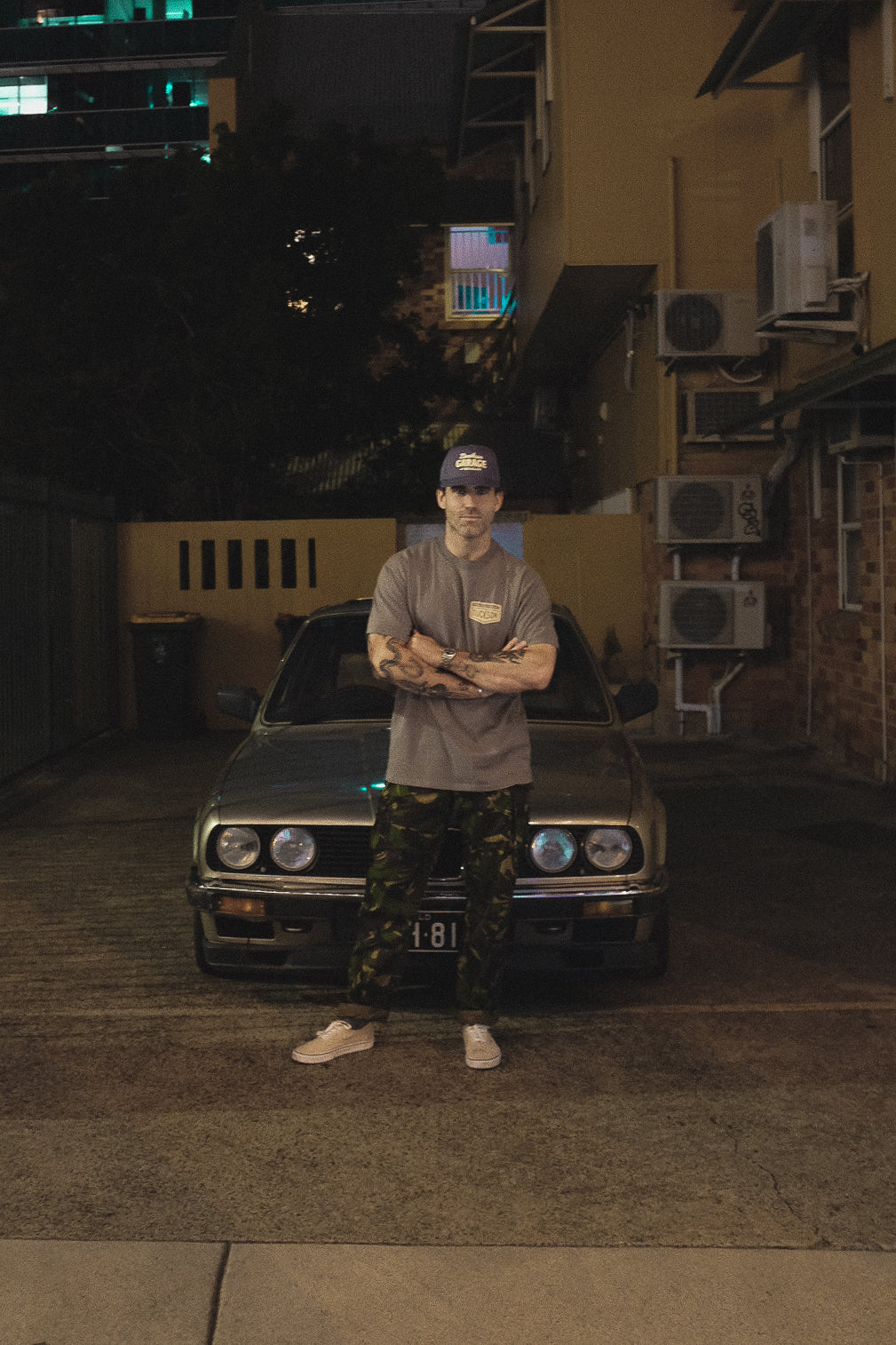 Owner's Manual Tee | Primer Grey & Filler Beige