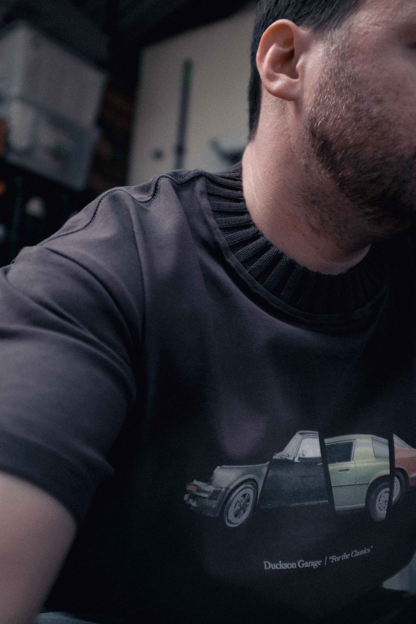 Quarter Panel Tee | Slate Grey