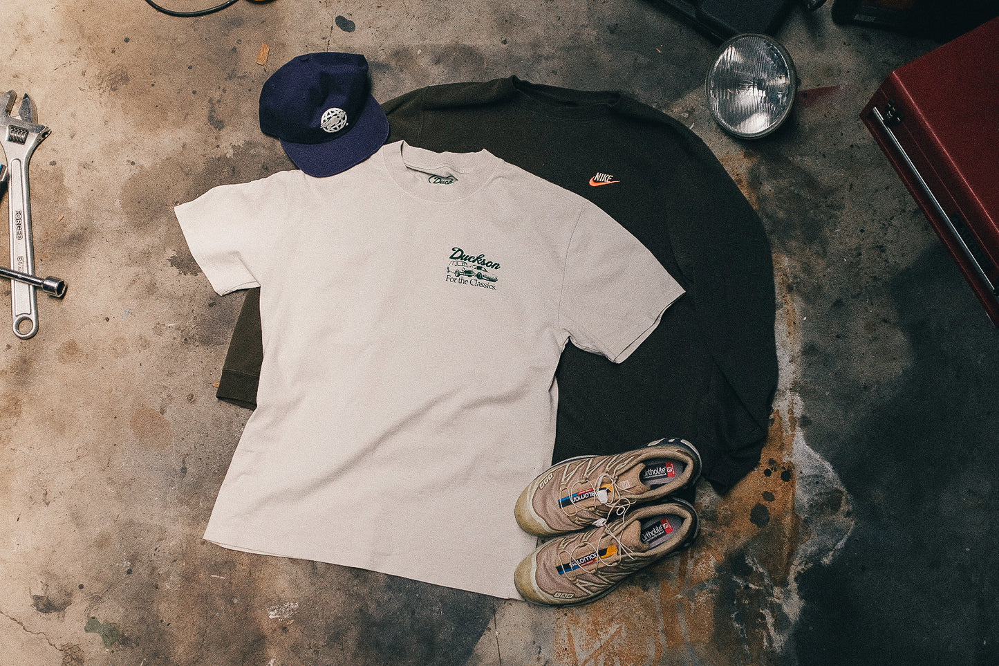 Workshop Tee | Ivory & Irish Green