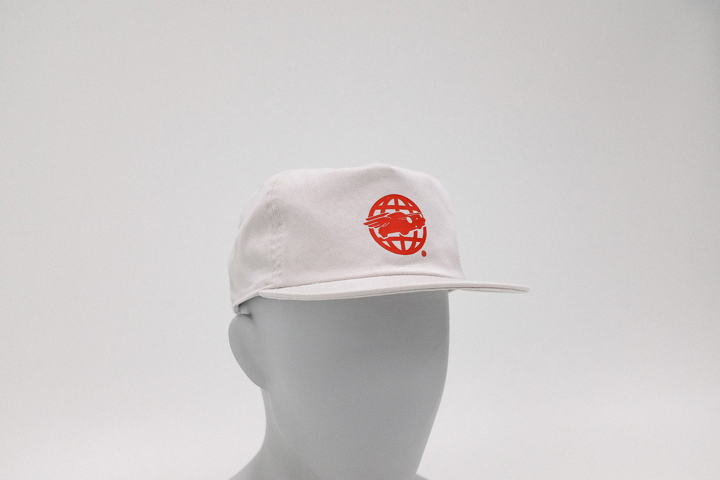 Meridian 5 Panel Cap | Ivory & Guards Red