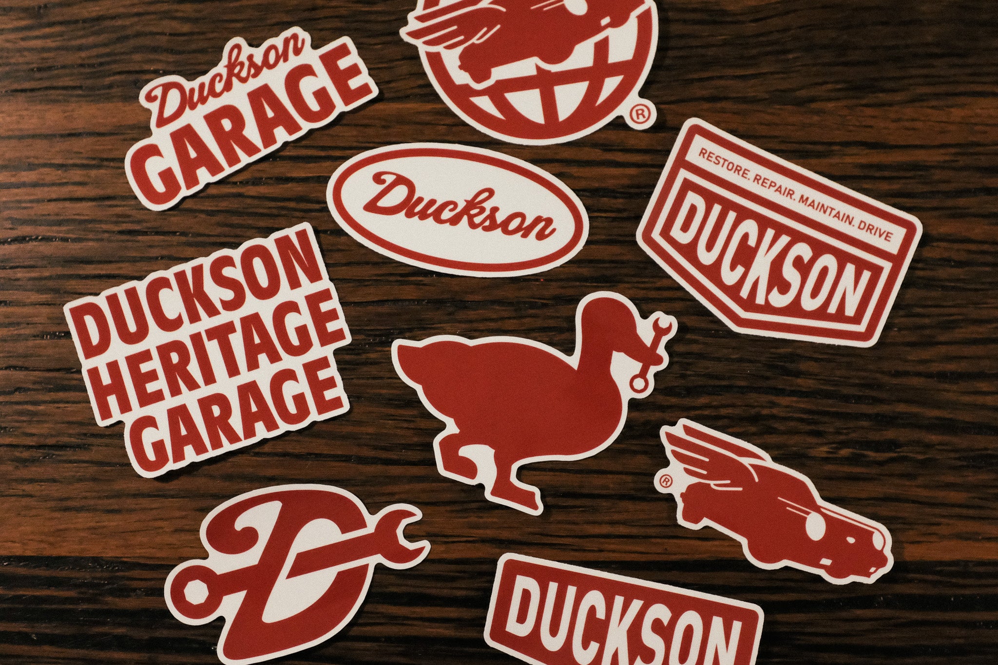 The Goods Bundle [Stickers + Pins] – Duckson