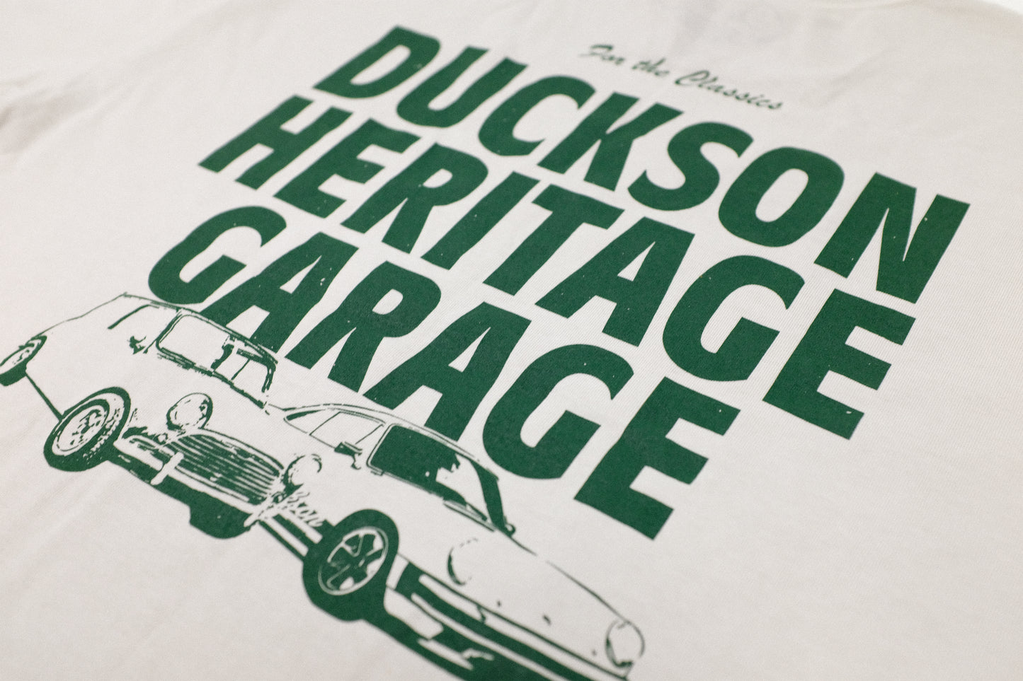 Workshop Tee | Ivory & Irish Green