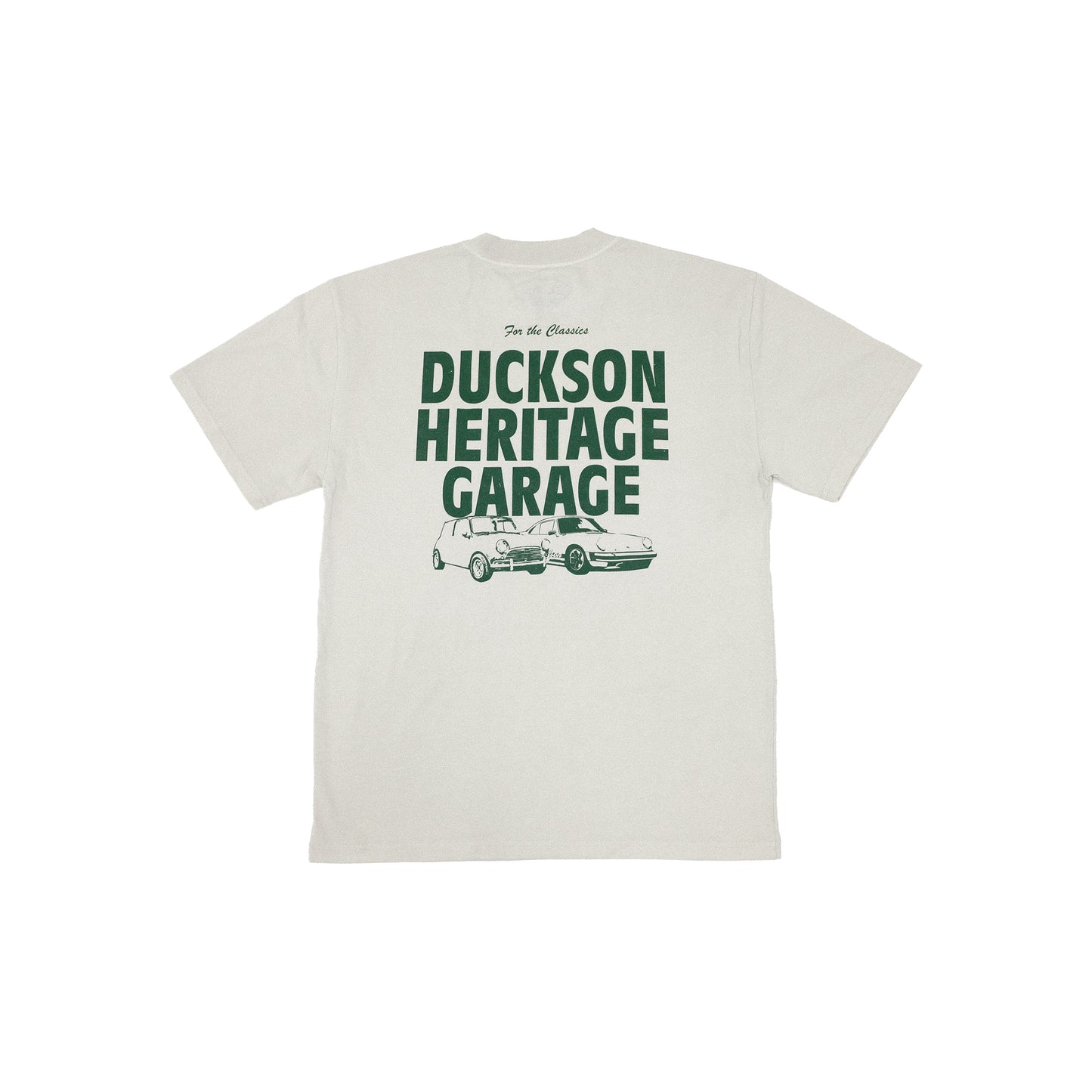 Workshop Tee | Ivory & Irish Green
