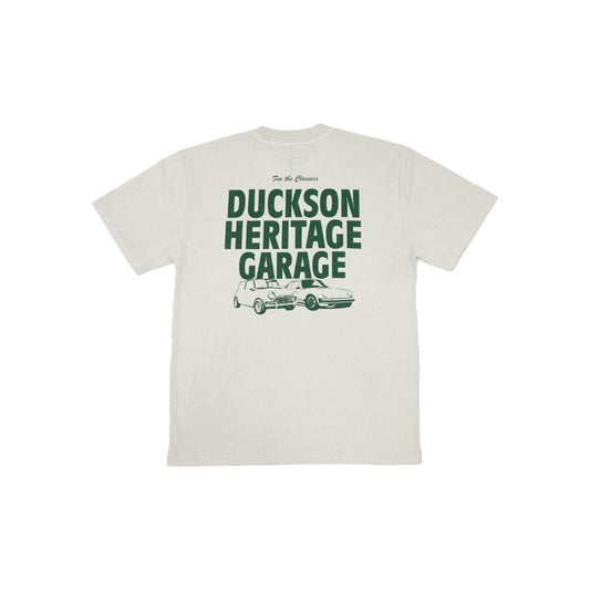 Workshop Tee | Ivory & Irish Green