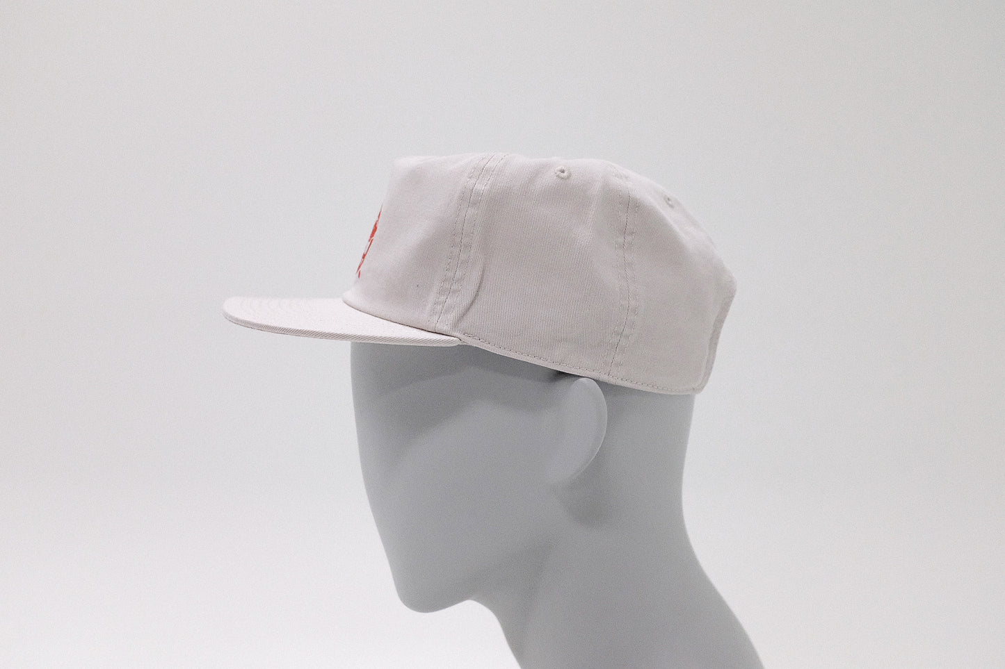 Meridian 5 Panel Cap | Ivory & Guards Red