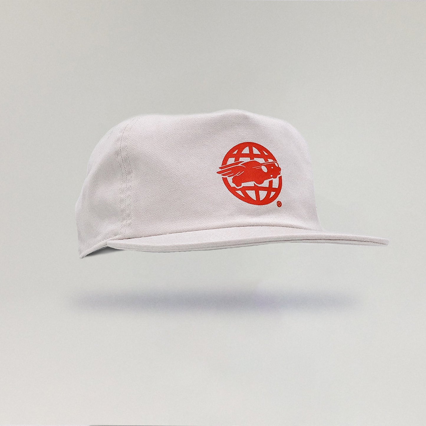 Meridian 5 Panel Cap | Ivory & Guards Red