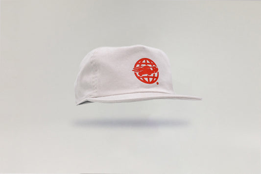Heritage 5 Panel Cap | Ivory & Guards Red