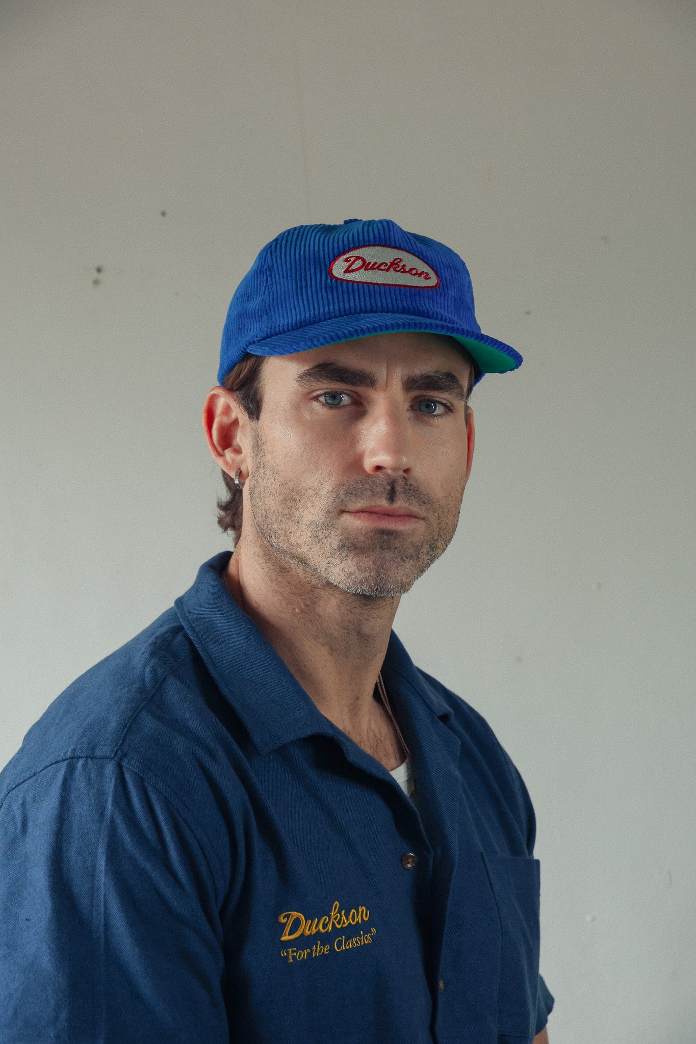 Service 5 Panel Cap | Mariner Blue Corduroy
