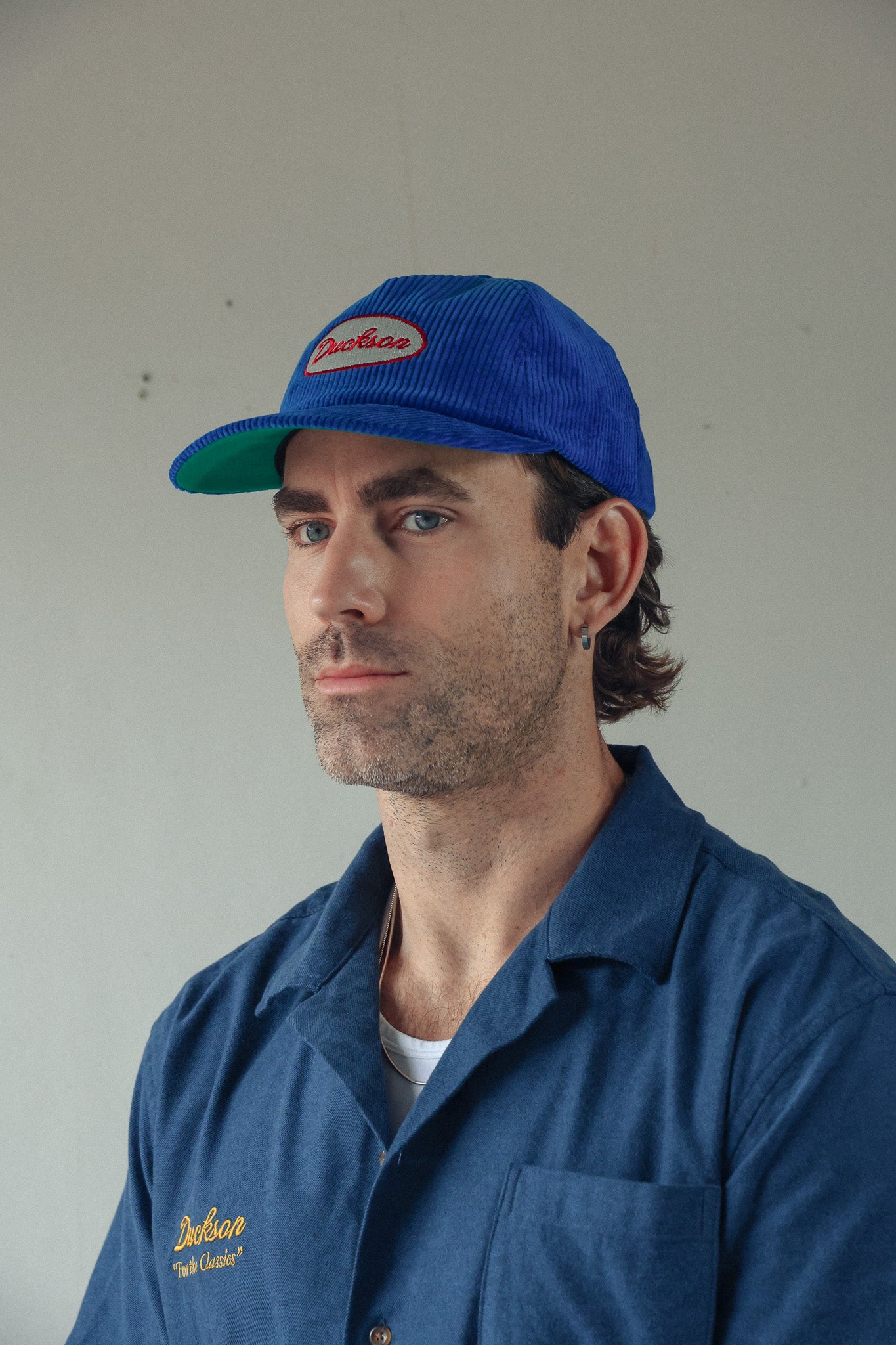 Service 5 Panel Cap | Mariner Blue Corduroy