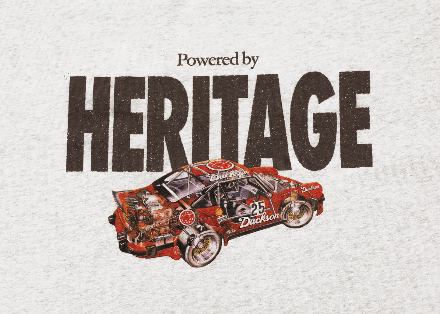 Powered by Heritage Tee | Heather Grey