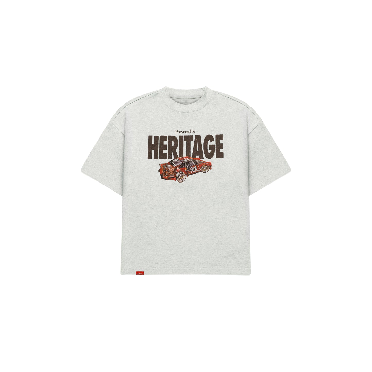Powered by Heritage Tee | Heather Grey